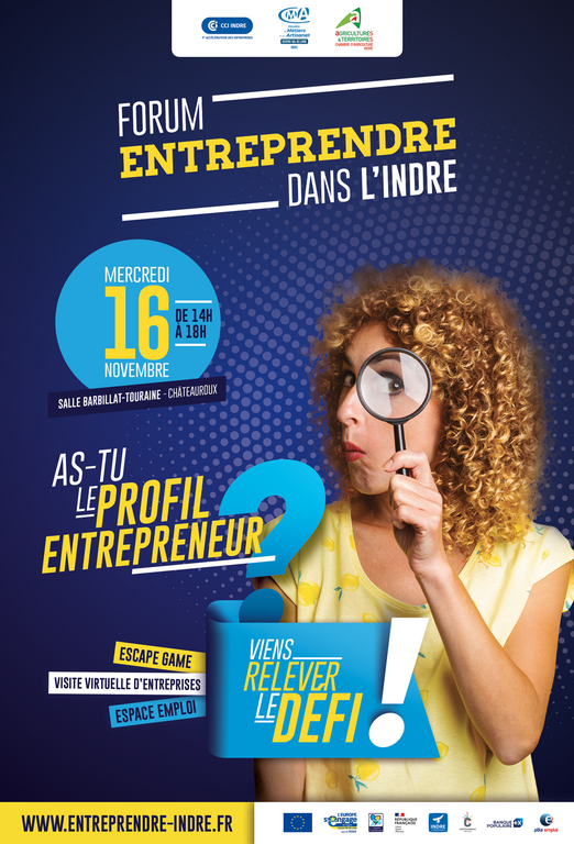 Forum Entreprendre dans l’Indre le 16/11/2022