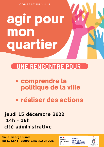 Rencontre Agir pour mon quartier le 15/12/2022