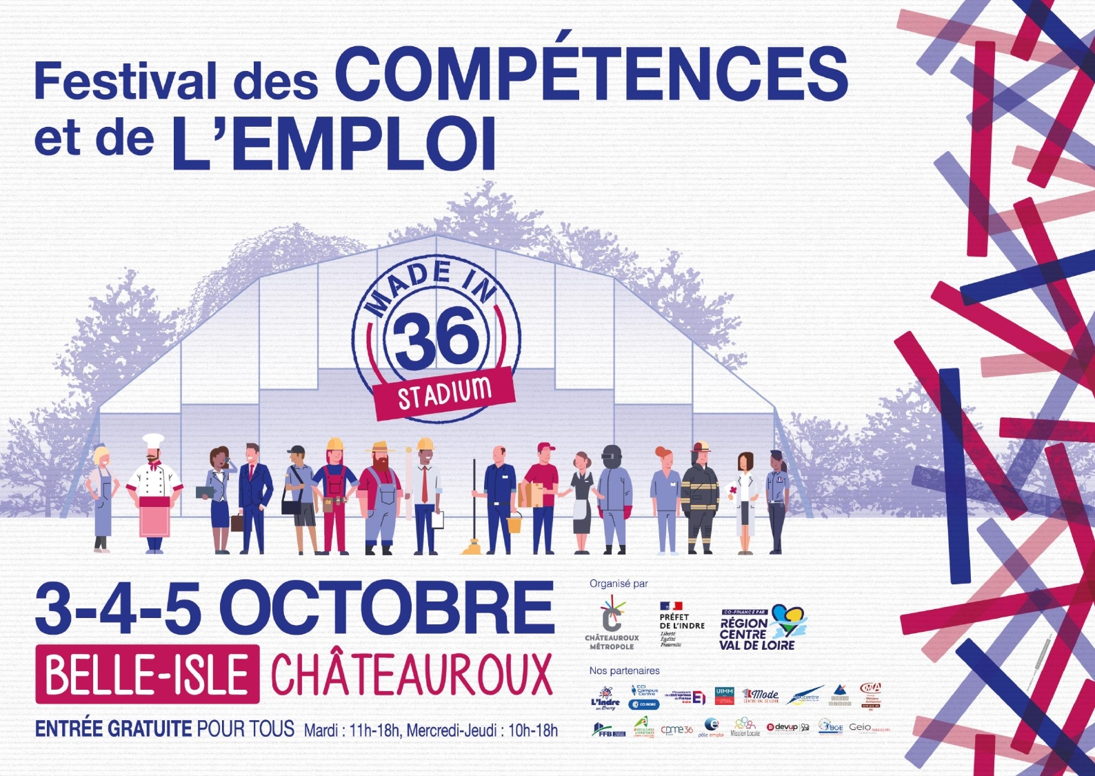 FESTIVAL – MADE IN 36 les 3 – 4 – 5 Octobre 2023 à Châteauroux